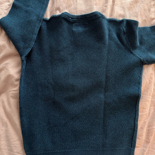 Men's knitted sweater Tom Tailor used, blue, cotton, size M