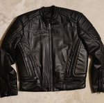 Leather Biker Jacket Pull&Bear black like new, size Medium
