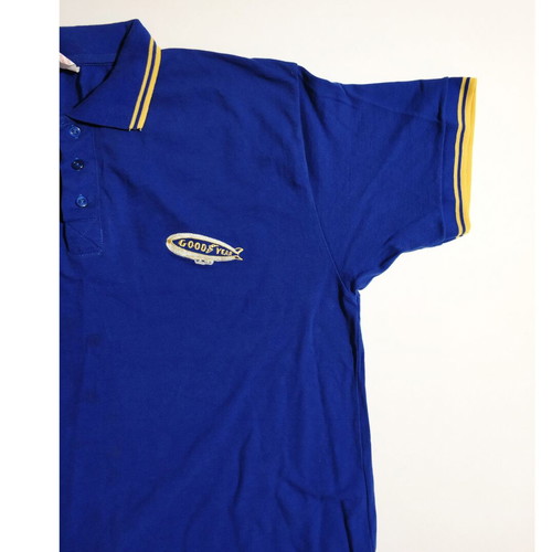 Goodyear vintage polo shirt with old embroidered logo like new, size L