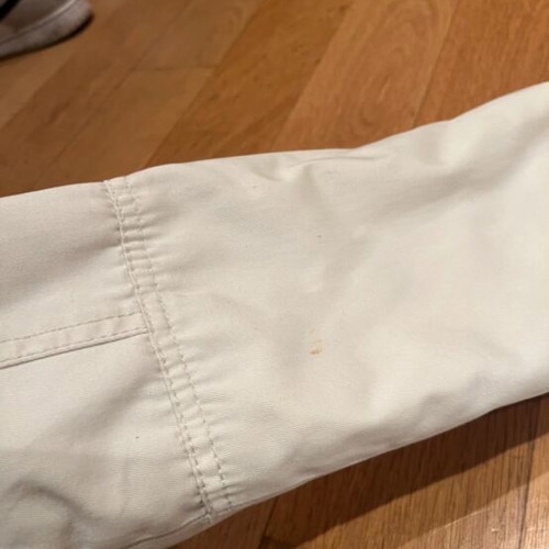 Bershka jacket used, size M, white