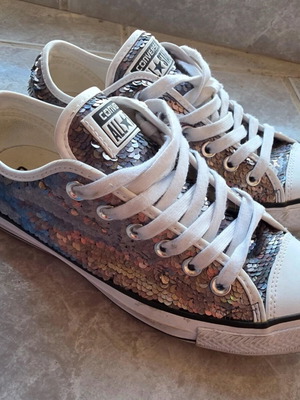 Converse All Star sneakers like new, size 37.5, grey multicolor