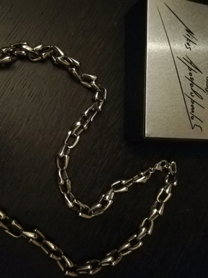 Chain by VISETTI solid stainless steel like new, 52 cm