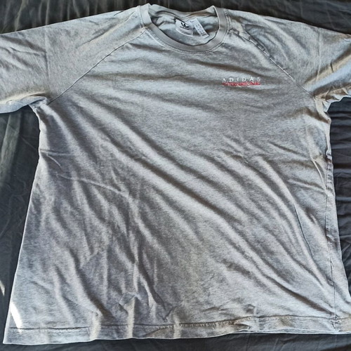 Adidas men's T-shirt XL used, gray in good condition