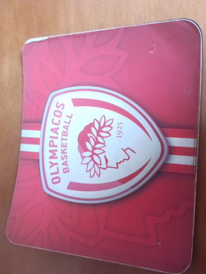 Olympiacos Basketball Mousepad used with official logo