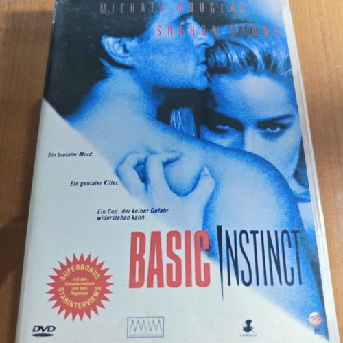 Basic Instinct DVD like new, 1992 thriller movie