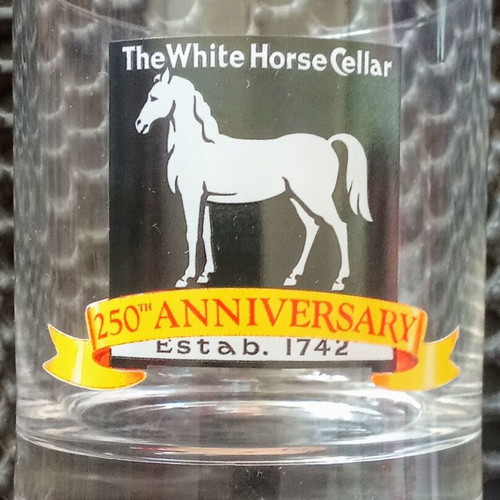 White Horse Cellar 250th Anniversary Glass like new