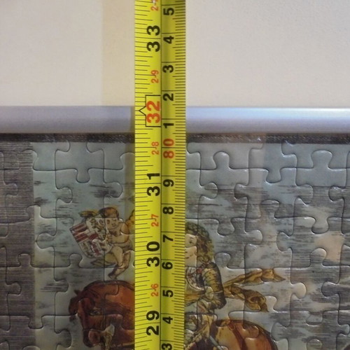 Orbis Terrarum 3000 pcs puzzle in aluminum frame like new 120x80cm