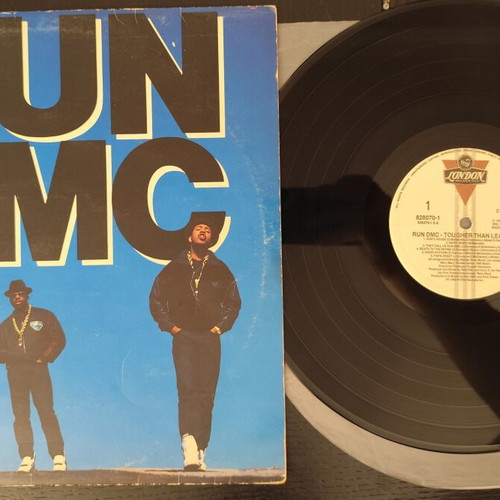 Run DMC Tougher Than Leather LP μεταχειρισμένο, hip-hop