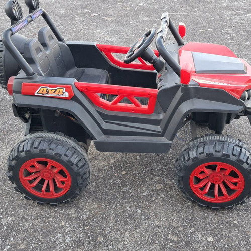 Electric car for children used, up to 35-40 kg, pedal and charger included