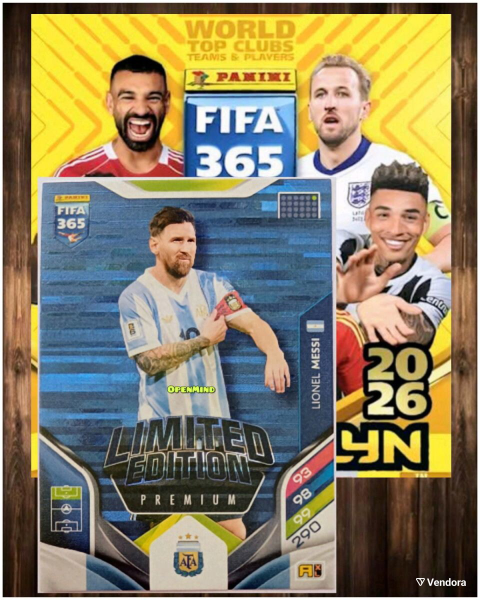 limited edition messi card 2016-17 Panini Adrenalyn FIFA 365 Lionel Messi Limited Edition (Blond)  Trading Card main image 1