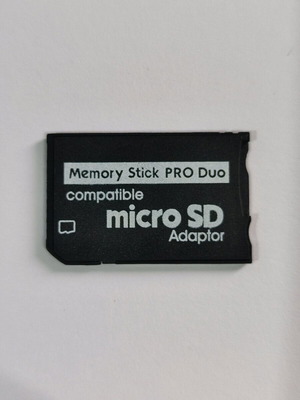 PSP SD adaptor micro adapter Memory Stick Duo Pro SDHC σαν καινούργια