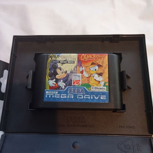 Quackshot & Castle of Illusion Sega Mega Drive game used, complete in box