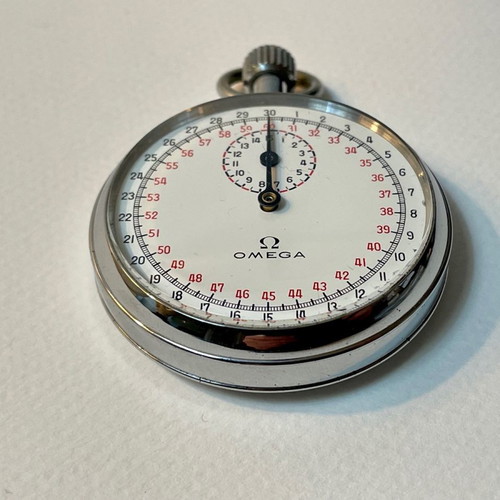 Omega Vintage Chronograph used, white