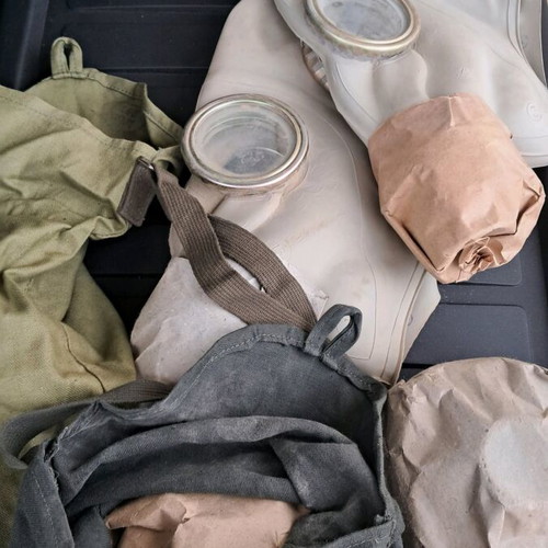Soviet-Bulgarian Gas Masks Set of 2 New