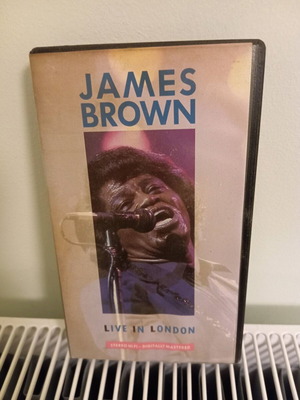 James Brown Live in London VHS tape new