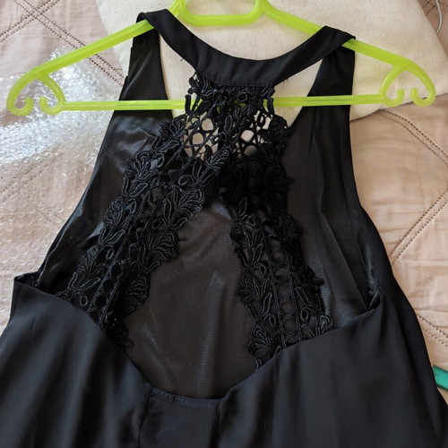 Evening dress black size L like new