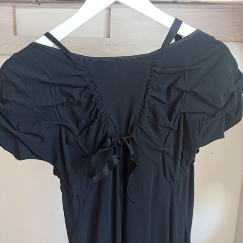 Marithe Francois Girbaud black midi dress