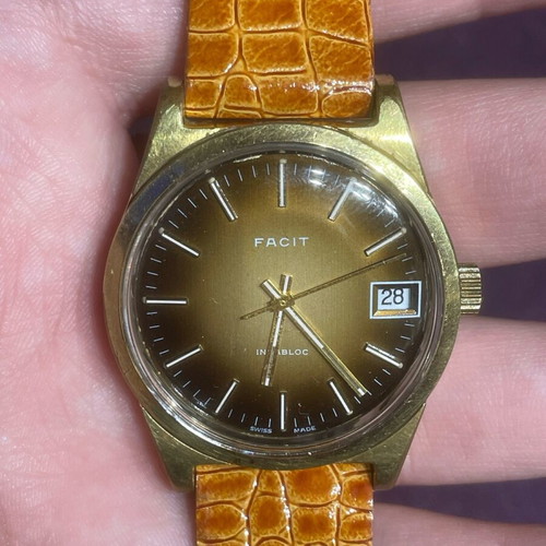 Facit watch used, fully functional, men's