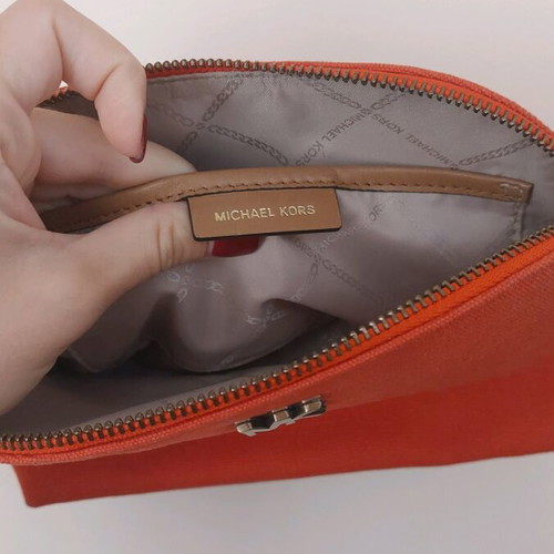 Michael Kors toiletry bag red like new