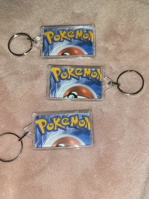 Pokémon keychain new, custom made, multicolor