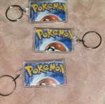 Pokémon keychain new, custom made, multicolor