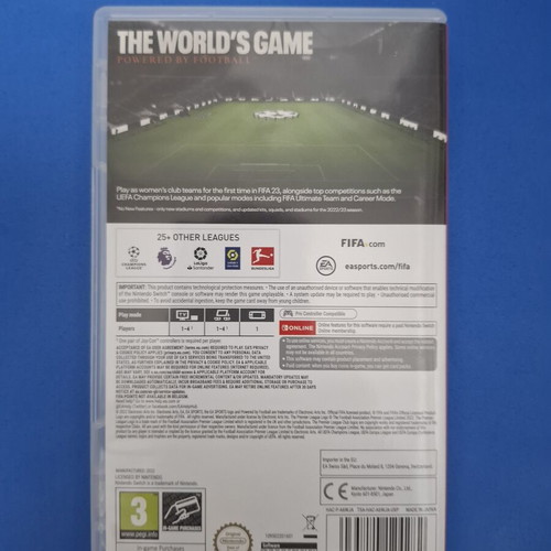 Nintendo Switch FIFA 23 game