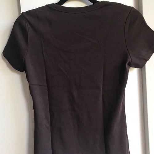 InWear women's cotton short-sleeve blouse like new, brown, size S