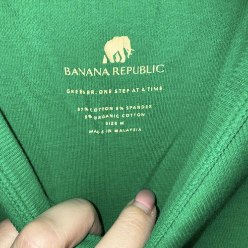 Banana Republic green ribbed sleeveless top