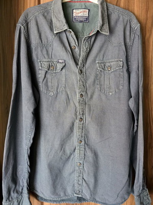 Petrol Industries shirt XL like new, white and blue