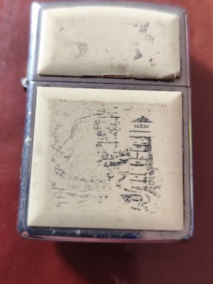Zippo oil lighter used, windproof, made in USA