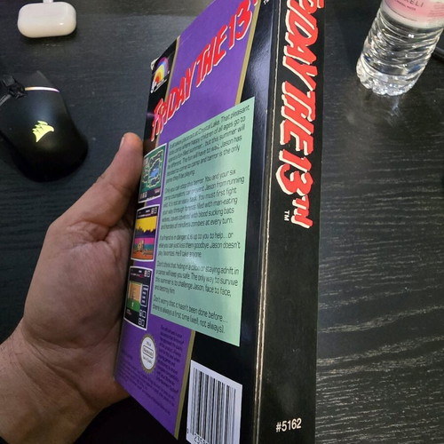 Friday The 13th Rev-A Nintendo NES game used, complete in box