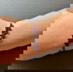  Χειροποίητο βραχιόλι macrame ρυθμιζόμενο σε καφέ χρώμα