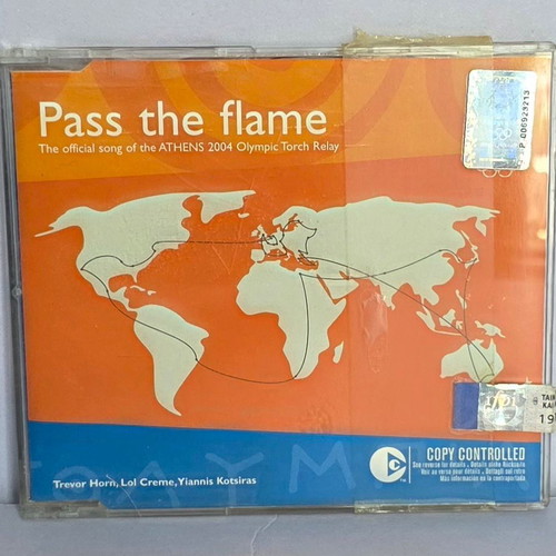 Pass The Flame CD used with Trevor Horn, Lol Creme, Yiannis Kotsiras