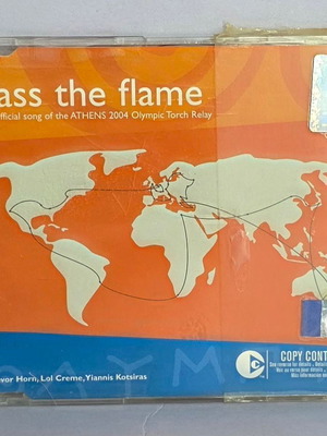 Pass The Flame CD used with Trevor Horn, Lol Creme, Yiannis Kotsiras