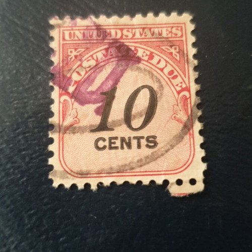 1959 US postage due stamps used, set of 6