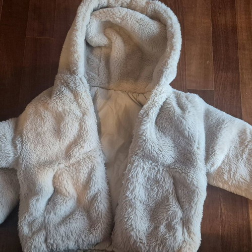 Zara double faced jacket like new, beige, for ages 3-4