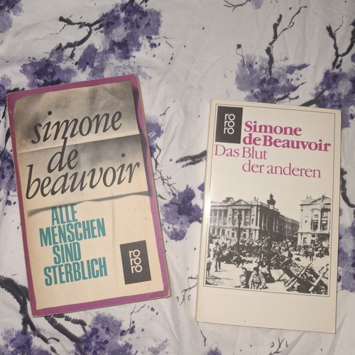 Simone de Beauvoir books in German used, some signs of age