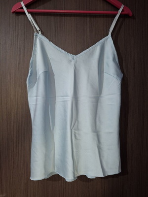 Blue blouse with straps like new, size M Luigi