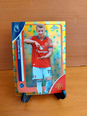 2025-26 Topps Chrome Premier League Amir Ibragimov Pineapple RC card new