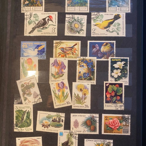 Collection of old postage stamps used in very good condition