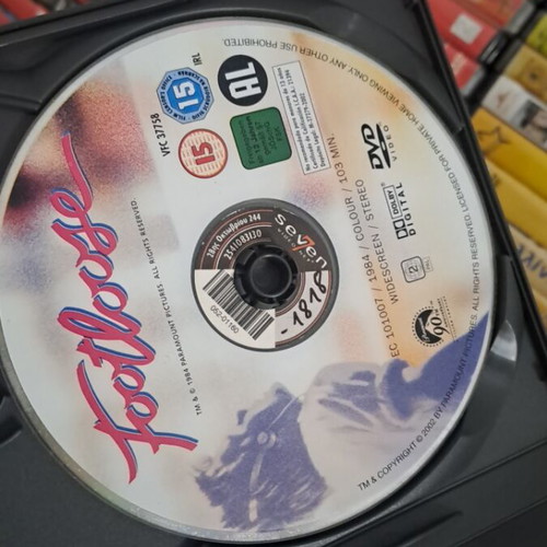 Footloose DVD used, subtitled, collectible masterpiece