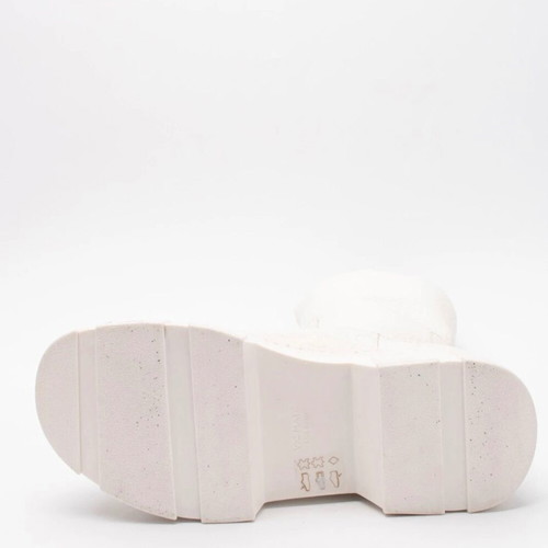 Vic Matie white soft leather boots new, size 37