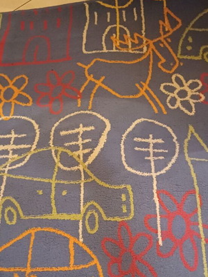 Biocarpet children's rug for boy's bedroom like new 140×120