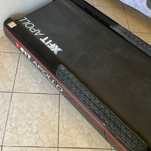 X-FIT Apollo 4hp Electric Folding Treadmill like new, user up to 150kg