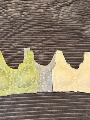 Bustiers new, beige, gray, green, medium bra