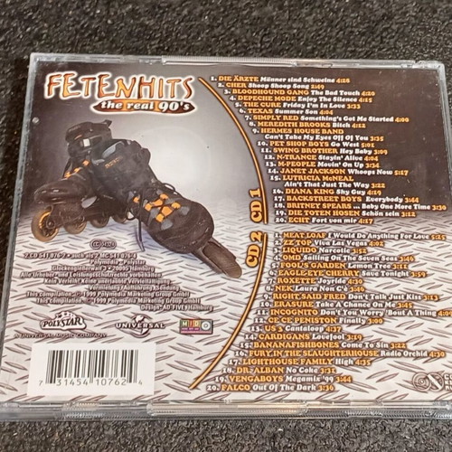 Fetenhits The Real 90's 2xCD used, 1999 compilation