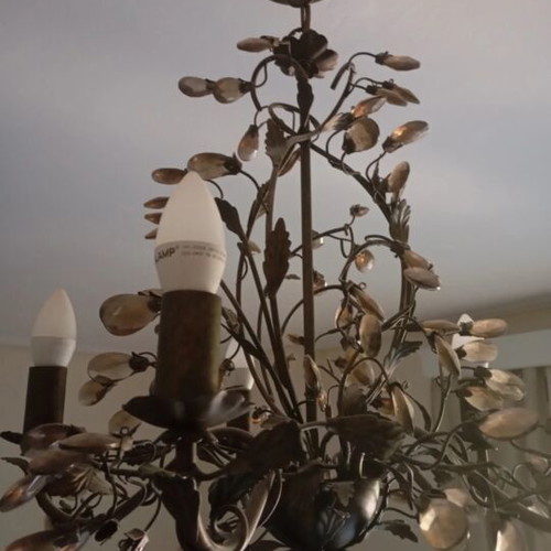 Florentine style chandelier, vintage