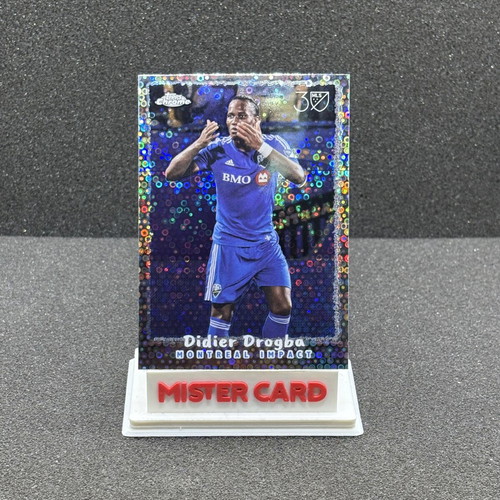 2025 Topps Chrome MLS Didier Drogba 30th Anniversary Disco card near mint