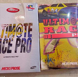 Ultimate Race Pro (PC) του 1996 κλειστο στο κουτι και στην ζελατινη του με ελληνικο βιβλιο οδηγιων