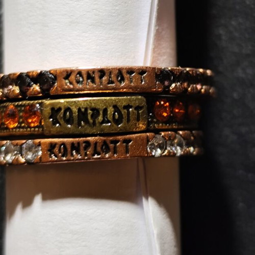 Konplott Daily Glam rings new with Swarovski crystals